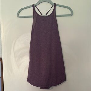 lululemon athletica Purple Sleeveless Scoop Neck Tank Top